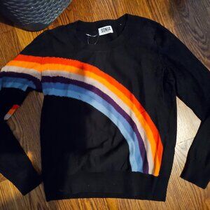 Sonia Rykiel black multi color sweater size S